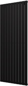 Plieger Designradiator Plieger Cavallino Retto Enkel 1666 Watt Middenaansluiting 200x75,4 cm Mat Zwart mat zwart