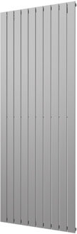 Plieger Designradiator Plieger Cavallino Retto Enkel 1666 Watt Middenaansluiting 200x75,4 cm Pearl Grey