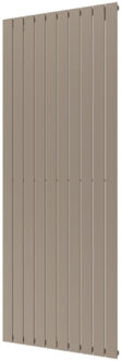 Plieger Designradiator Plieger Cavallino Retto Enkel 1666 Watt Middenaansluiting 200x75,4 cm Zandsteen