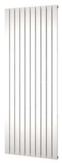 Plieger Designradiator Plieger Cavallino Retto Enkel 1666 Watt Middenaansluiting 200x75,4 cm Zilver Metallic
