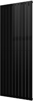 Plieger Designradiator Plieger Cavallino Retto Enkel 1666 Watt Middenaansluiting 200x75,4 cm Zwart