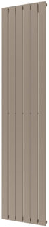 Plieger Designradiator Plieger Cavallino Retto Enkel 999 Watt Middenaansluiting 200x45 cm Zandsteen