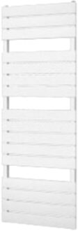Plieger Designradiator Plieger Genua 152x55cm 800 Watt Wit Structuur Zijaansluiting