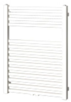 Plieger Designradiator Plieger Roma M 80,5 x 60 cm 458 Watt Middenaansluiting Donkergrijs Structuur Donker Grijs