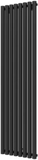 Plieger Designradiator Plieger Trento 1086 Watt Middenaansluiting 180x47 cm Black Graphite