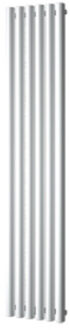Plieger Designradiator Plieger Trento 814 Watt Middenaansluiting 180x35 cm Antraciet Metallic