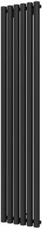 Plieger Designradiator Plieger Trento 814 Watt Middenaansluiting 180x35 cm Black Graphite