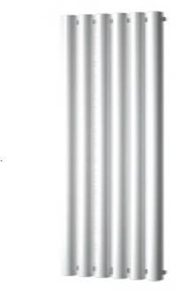 Plieger Designradiator Plieger Trento 814 Watt Middenaansluiting 180x35 cm Wit