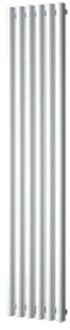 Plieger Designradiator Plieger Trento 814 Watt Middenaansluiting 180x35 cm Zilver Metallic