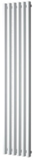 Plieger Designradiator Plieger Trento 814 Watt Middenaansluiting 180x35 cm Zilver Metallic
