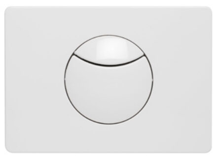 Plieger Donau bedieningspaneel voor frontbediening 2 knops wit