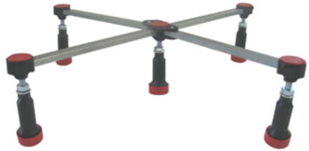 Plieger douchebaksteun met 5 verstelbare poten