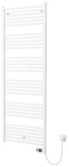 Plieger Elba Electrical Elektrische Designradiator - 170.2x60cm - met thermostaat - 900w - wit 1470430