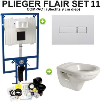 Plieger Flair Compact Amica set 11 Wit