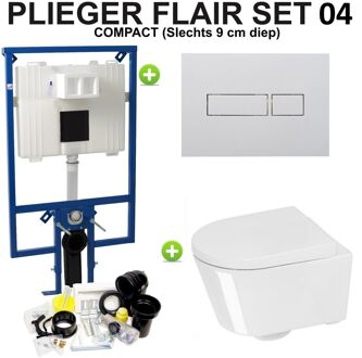 Plieger Flair compact set04 Wit