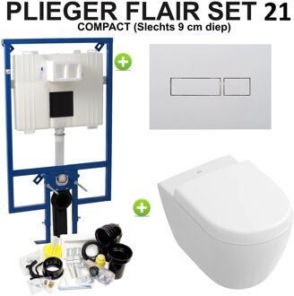 Plieger Flair Compact Subway 2.0 Compact set21 Wit
