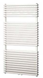 Plieger Florian Nxt M designradiator dubbel horizontaal met middenaansluiting 1216x600mm 980W wit