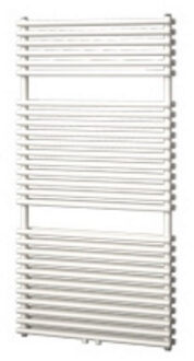 Plieger Florian Nxt M designradiator dubbel horizontaal met middenaansluiting 1216x600mm 980W wit