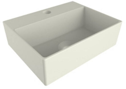 Plieger Fontein Plieger Kansas Mini 29x23cm Keramiek Mat Wit 1 Kraangat