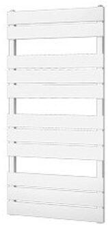 Plieger Genua designradiator horizontaal 1120x550mm 558W mat wit 7253298 Wit mat