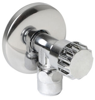 Plieger Hoekstopkraan Plieger Met Rozet 1/2 inch x 10mm Chroom