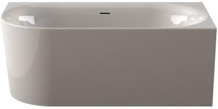 Plieger Kansas Hoekbad - 155x80x60cm - hoek rechts - met slotoverloop - met af- en overloopgarnituur - met poten - acryl - wit 0100-237 Wit glans