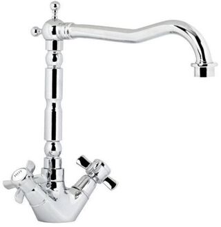 Plieger Keukenkraan Plieger James 1-Gats met Rechte Uitloop Chroom