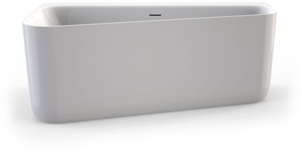 Plieger Ligbad Back To Wall Plieger Kansas Asymmetrisch Links 155 cm Glanzend Wit