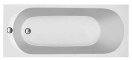 Plieger Ligbad Flow Solo Acryl 170x70x40 met Poten Wit