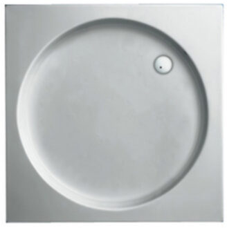 Plieger Luxury douchebak acryl vierkant 90x90x18.5cm wit 11002031906101