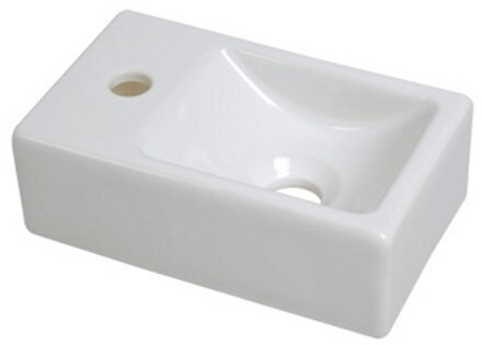 Plieger Mini Fontein 30x18 cm Keramiek Glans Wit