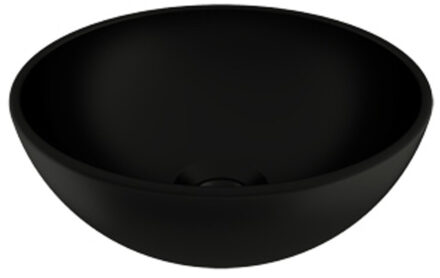 Plieger Mini Round waskom Ø26x12cm mat zwart