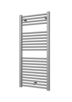 Plieger Palermo designradiator horizontaal 111.1x50cm 519W parelgrijs (pearl grey) 7252409 Pearl Grey Glans (Grijs)