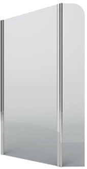 Plieger panorama douchewand 6mm met draaideur 90/30x200cm excl. bevestiging chroom pa3c6tc90319