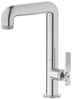 Plieger PliegerTorinowastafelkraan 1-hendel hoog modelHoogte: 267mm geborsteld chroom KB2202SSPG1