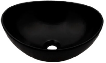 Plieger scale waskom 39x32x17,5cm mat zwart