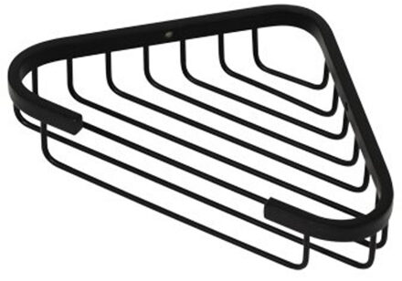 Plieger Uni hoekzeepschaal 15x19x3.5cm zwart