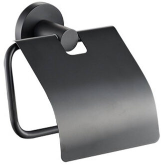 Plieger Vigo closetrolhouder m. klep zwart