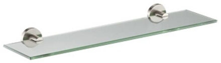 Plieger Vigo planchet glas 52x14.5cm RVS brushed