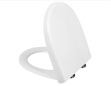 Plieger Zano closetzitting met deksel met softclose en afneembare zitting wit