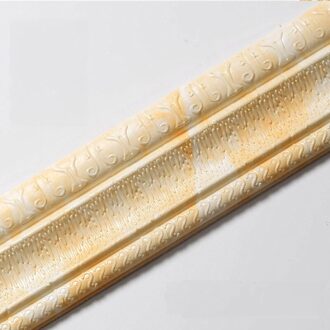 Plint Taille Lijn Foam Muurstickers Zelfklevende Achtergrond Muur Border Decoratieve Grens Anti-Collision Sticker