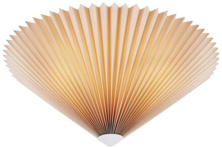Plisado plafondlamp, beige, Ø 50 cm