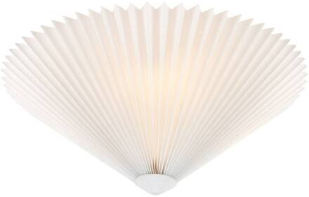 Plisado plafondlamp, wit, Ø 42 cm
