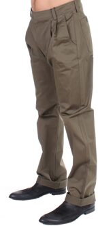 Plissébroek Olijf Groen - maat Grijs