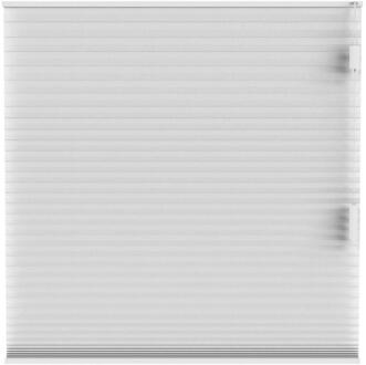Plisségordijn Dubbel 25mm Lichtdoorlatend - (10323) - Polyester - Wit - 120x10x10 Cm