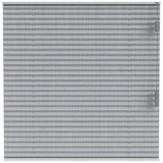 plisségordijn Genua enkel 20mm transparant - grijs (20226) - Leen Bakker - 10 x 120 x 10