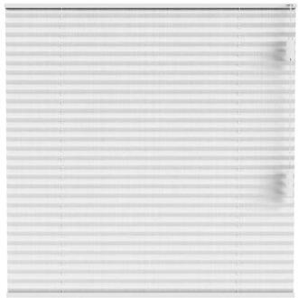 plisségordijn Genua enkel 20mm transparant - wit (10321) - Leen Bakker - 10 x 120 x 10