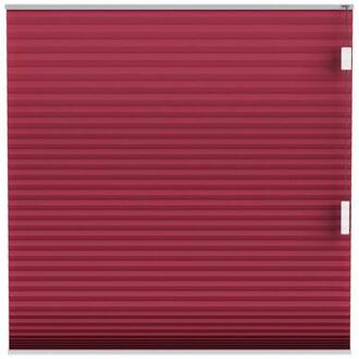 plisségordijn Montreal dubbel 25mm verduisterend - bordeaux rood (65602) - Leen Bakker - 10 x 120 x 10