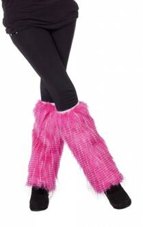 PLUCHE beenwarmers neon pink