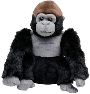 Pluche berg Gorilla aap knuffel van 22 cm - Knuffel bosdieren Multikleur